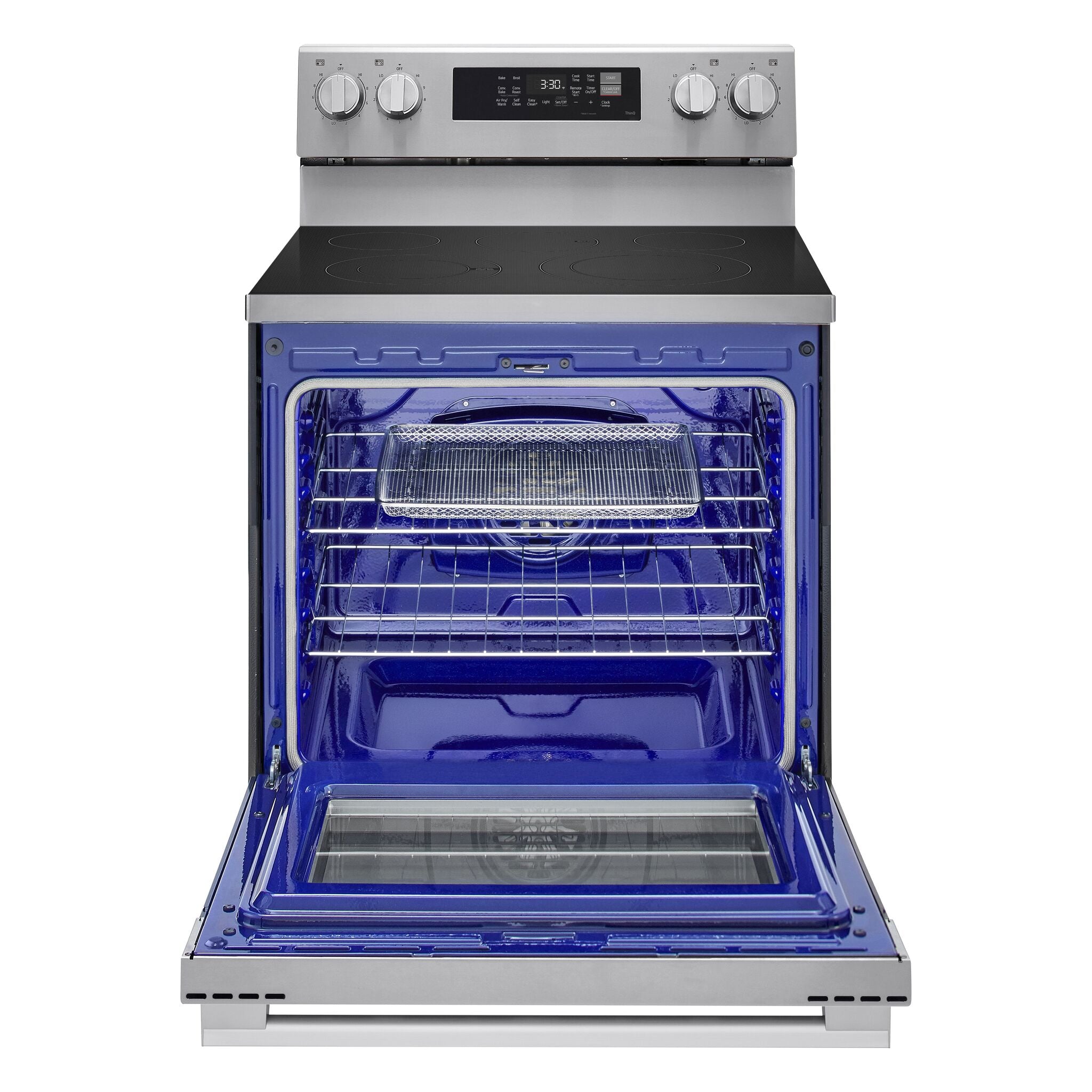 LG Stainless Steel Smart Electric Freestanding Range with Air Fry