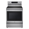 LG Smudge Resistant Stainless Steel Smart Electric Freestanding Range with Air Sous Vide (6.3 Cu.Ft) - LREN6325XE