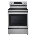 LG Smudge Resistant Stainless Steel Smart Electric Freestanding Range with Air Sous Vide (6.3 Cu.Ft) - LREN6325XE