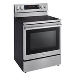 LG Smudge Resistant Stainless Steel Smart Electric Freestanding Range with Air Sous Vide (6.3 Cu.Ft) - LREN6325XE