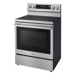 LG Smudge Resistant Stainless Steel Smart Electric Freestanding Range with Air Sous Vide (6.3 Cu.Ft) - LREN6325XE