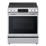 LG Smudge Resistant Stainless Steel Smart Electric Slide-In Range with Air Sous Vide (6.3 Cu.Ft) - LSEL6335XE