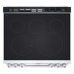 LG Smudge Resistant Stainless Steel Smart Electric Slide-In Range with Air Sous Vide (6.3 Cu.Ft) - LSEL6335XE