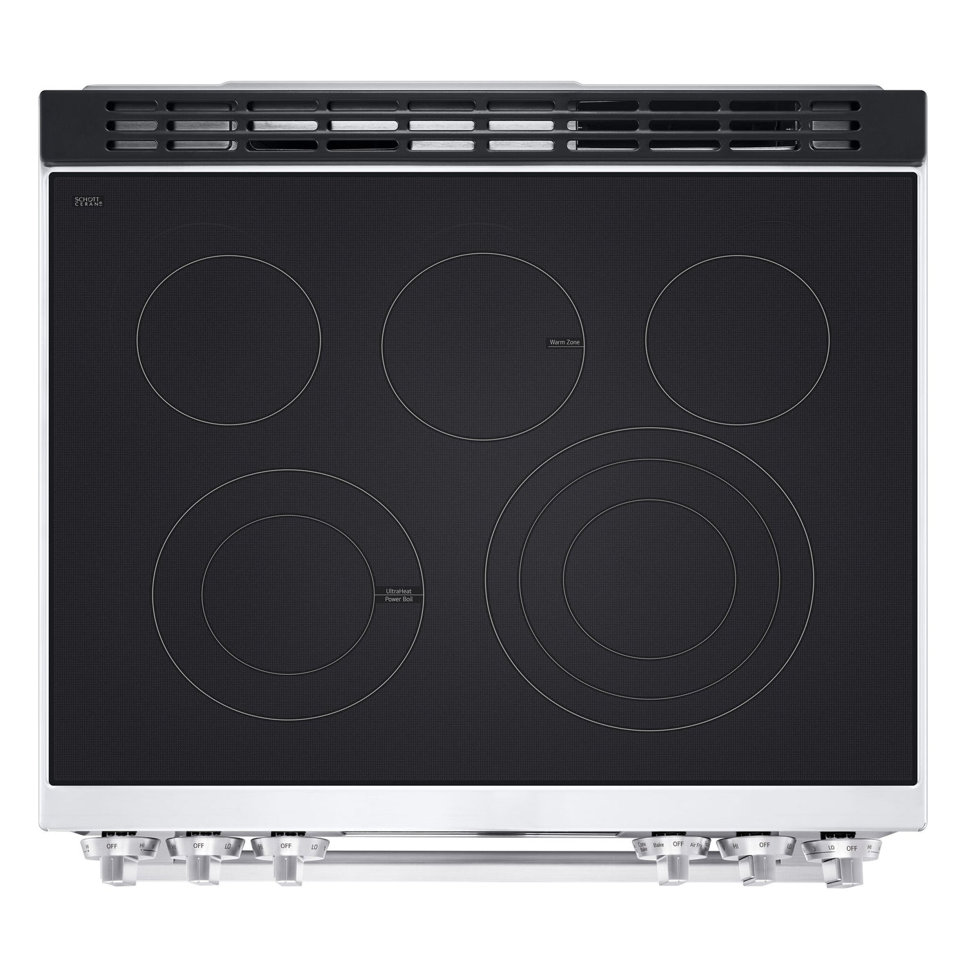 LG Smudge Resistant Stainless Steel Smart Electric Slide-In Range with Air Sous Vide (6.3 Cu.Ft) - LSEL6335XE
