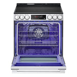 LG Smudge Resistant Stainless Steel Smart Electric Slide-In Range with Air Fry (6.3 Cu.Ft) - LSEL6333XE