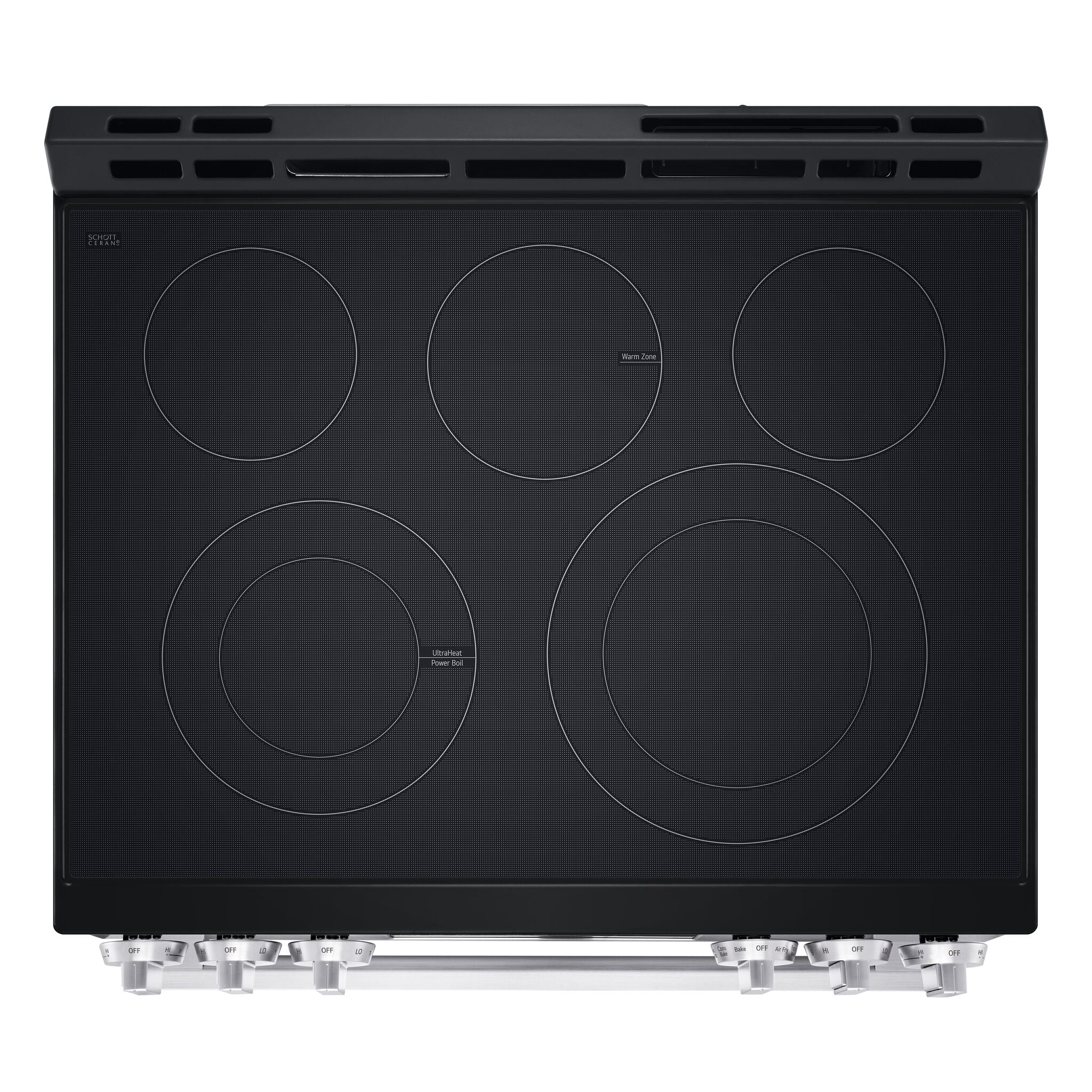 LG Smudge Resistant Stainless Steel Smart Electric Slide-In Range with Air Fry (6.3 Cu.Ft) - LSEL6333XE