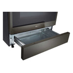 LG Smudge Resistant Black Stainless Steel Smart Electric Slide-In Range with Air Sous Vide (6.3 Cu.Ft) - LSEL6335ZE
