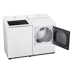LG White Mega Capacity Smart Top Load Washer (5.8 Cu. Ft) & Electric Dryer with AI Sensing (7.3 Cu.Ft) - WT8200CW/DLE8200W