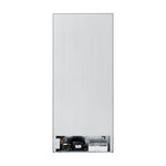 Rear view of LG 30" French Door Refrigerator showing smooth back panel, compressor and lower mechanical components