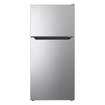LG 30" 18.0 Cu. Ft. Top Freezer Refrigerator in smudge-resistant stainless steel with recessed handles