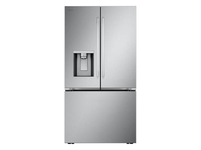 LG 36" 30.7 Cu. Ft. Smudge-Resistant Stainless Steel Smart French Door Refrigerator with Ice and Water Dispenser and Dual Ice Maker - LF31WSH63S