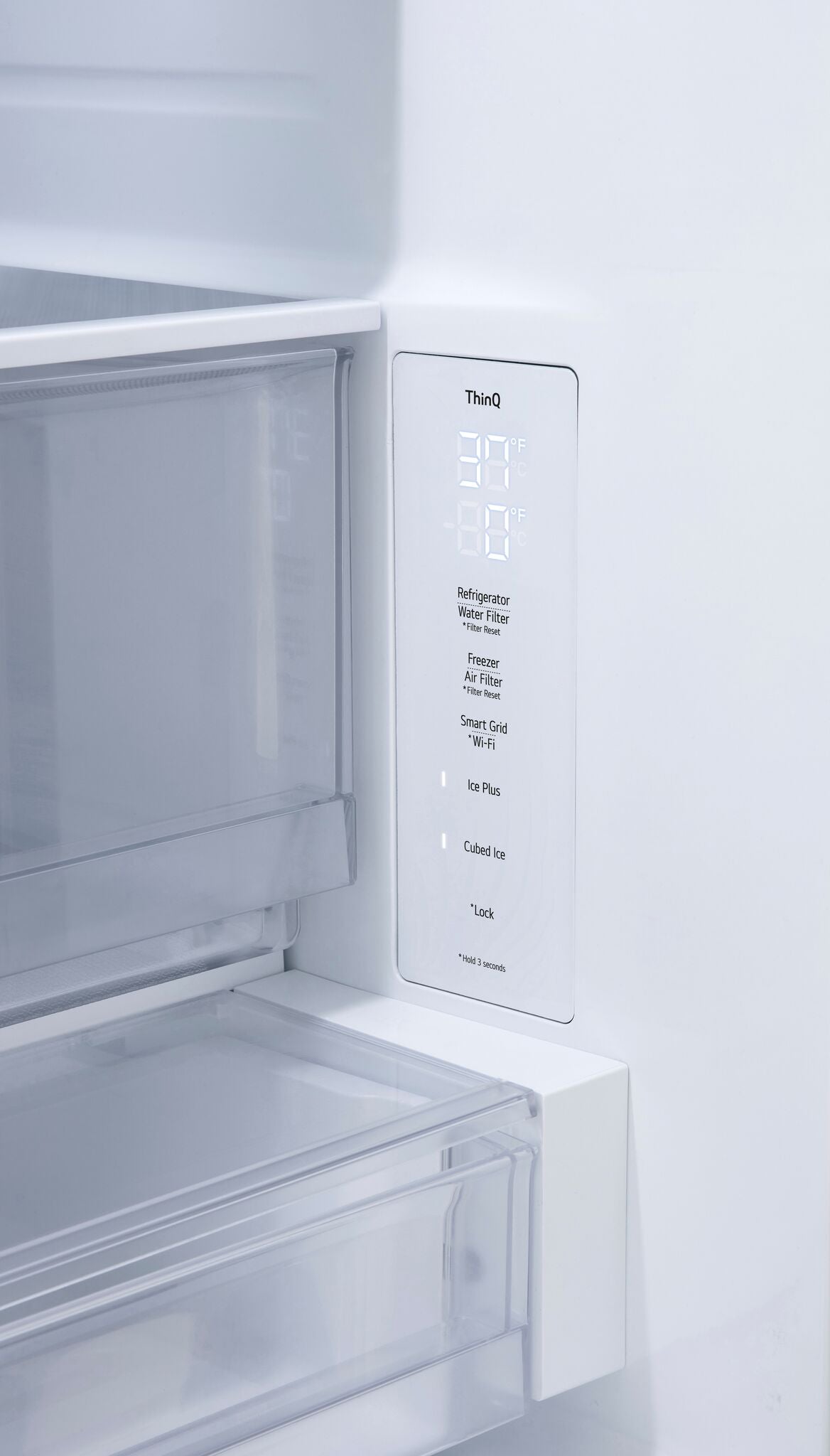 LG 36" 31.7 Cu. Ft. Smudge-Resistant Stainless Steel Smart French Door Refrigerator with Internal Water Dispenser and Ice Maker - LF32BSH42S