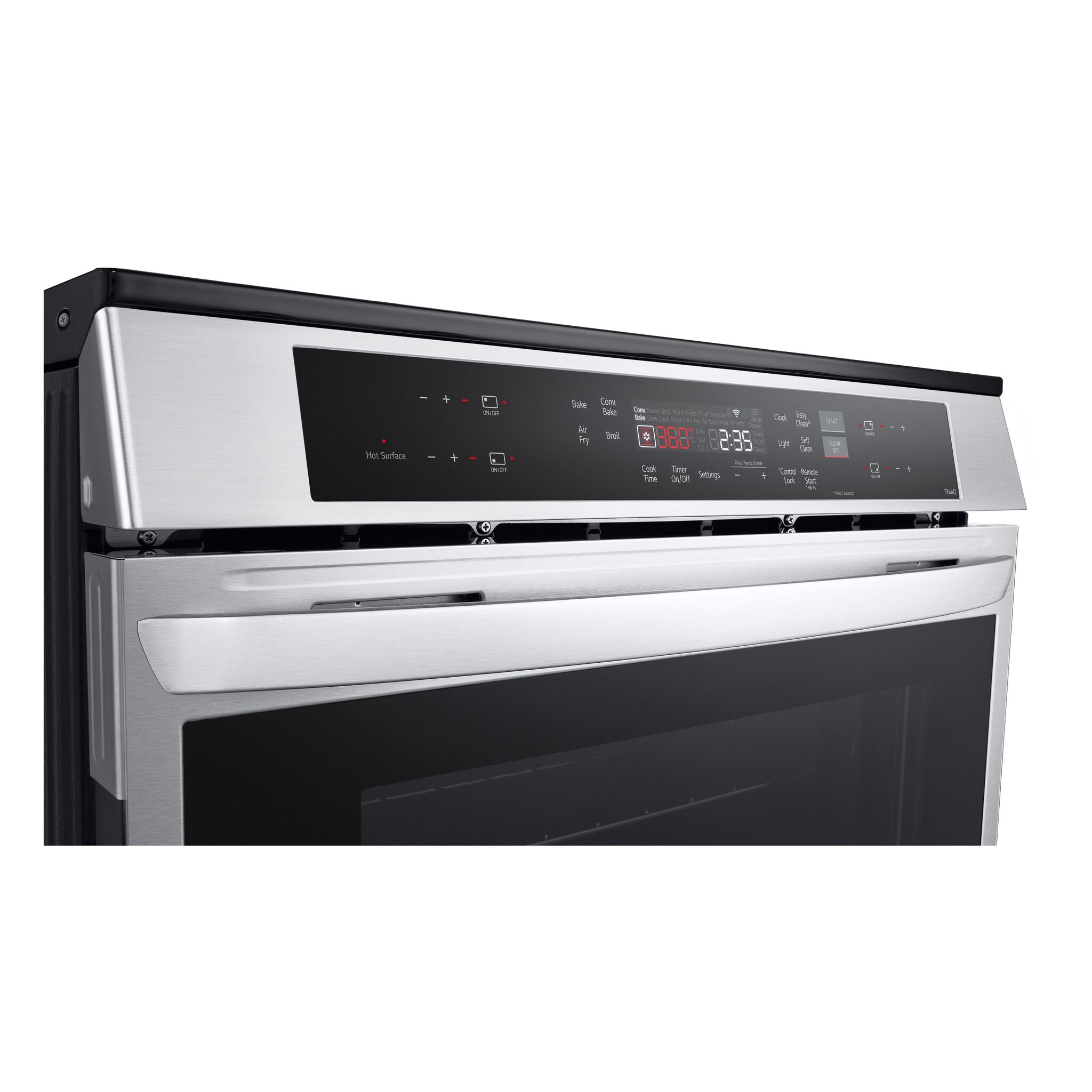LG Smudge Resistant Stainless Steel Smart Induction Slide-in Range with True Convection and Air Fry (6.3 Cu.Ft) - LSIL6332FE