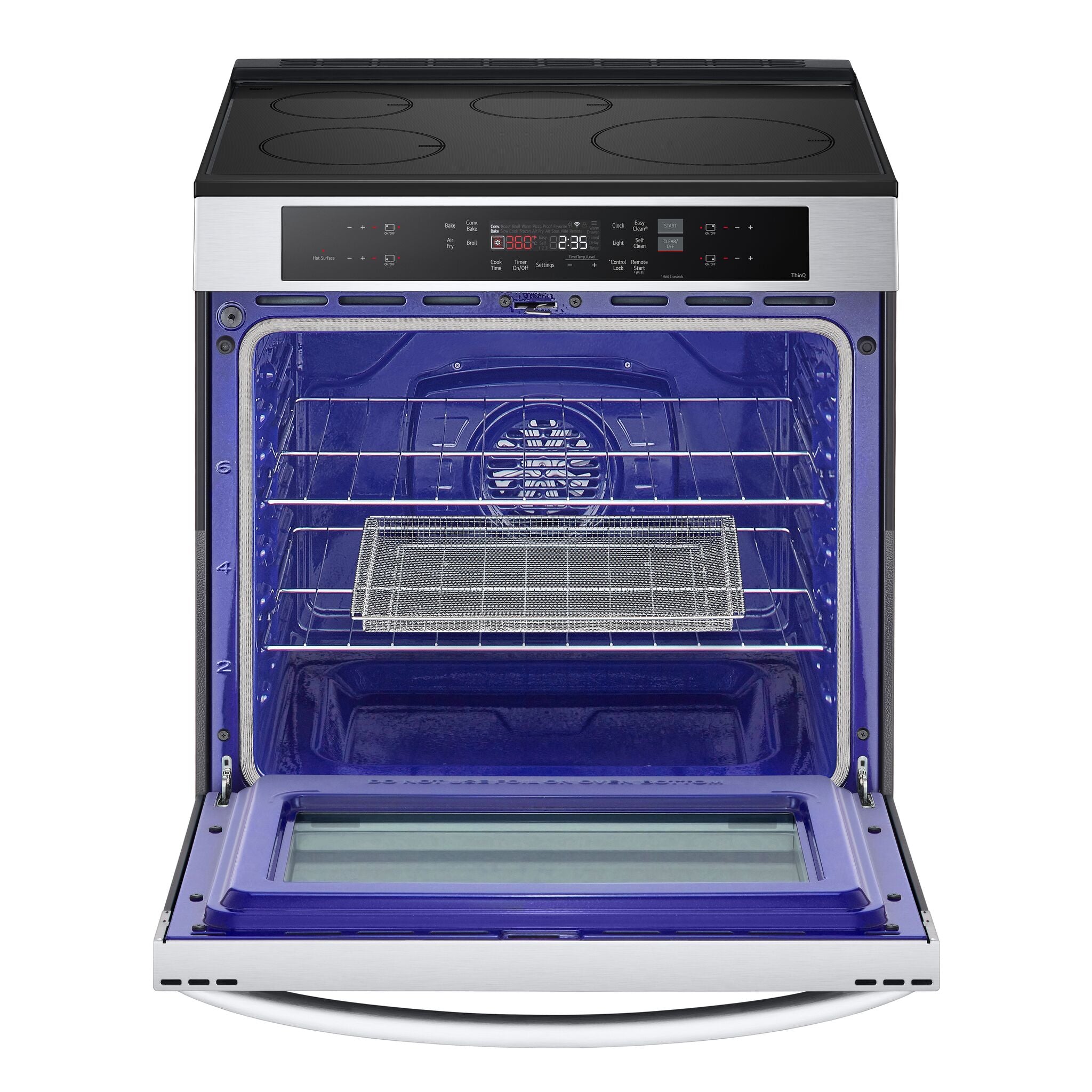 LG Smudge Resistant Stainless Steel Smart Induction Slide-in Range with True Convection and Air Fry (6.3 Cu.Ft) - LSIL6332FE