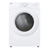 LG White Ultra Large Capacity Electric Dryer with AI Sensor Dry® (7.4 cu. ft.) - DLE3420W