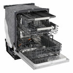 LG Smudge Resistant Stainless Steel 46dB Top Control Dishwasher with FlushFit™ Design, QuadWash® Pro and AutoVentDry™ - LDNPQ555S