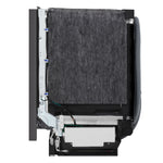 LG Smudge Resistant Black Stainless Steel 46dB Top Control Dishwasher with FlushFit™ Design, QuadWash® Pro and AutoVentDry™ - LDNPQ555D