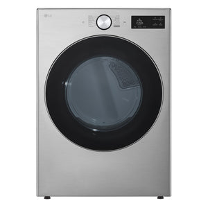 LG Graphite Steel Smart Electric Dryer with AI SensorDry and TurboSteam (7.4 cu. ft.) - DLEX5800V