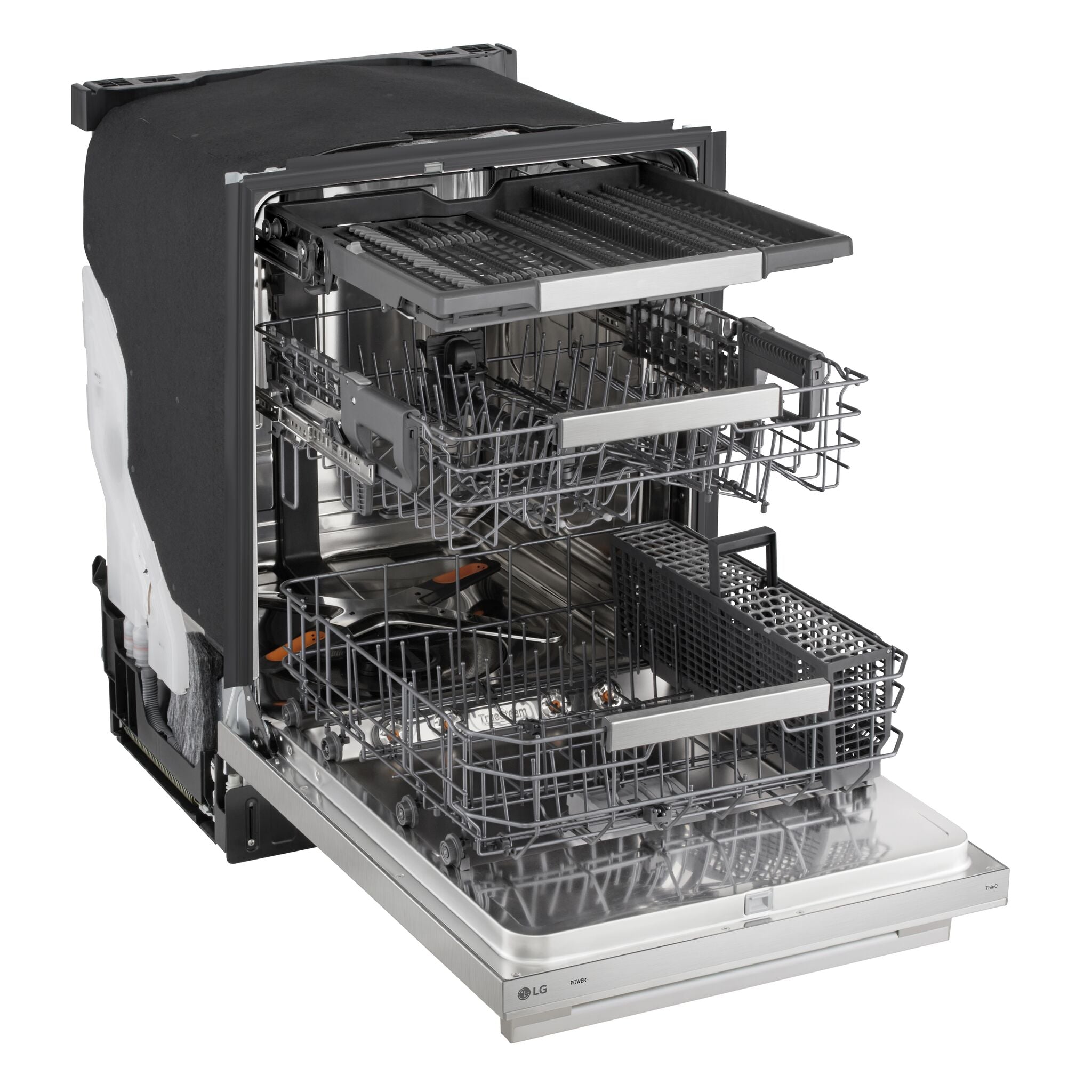 LG Stainless Steel 24" Top Control Dishwasher with TrueSteam® - LDNTH753S