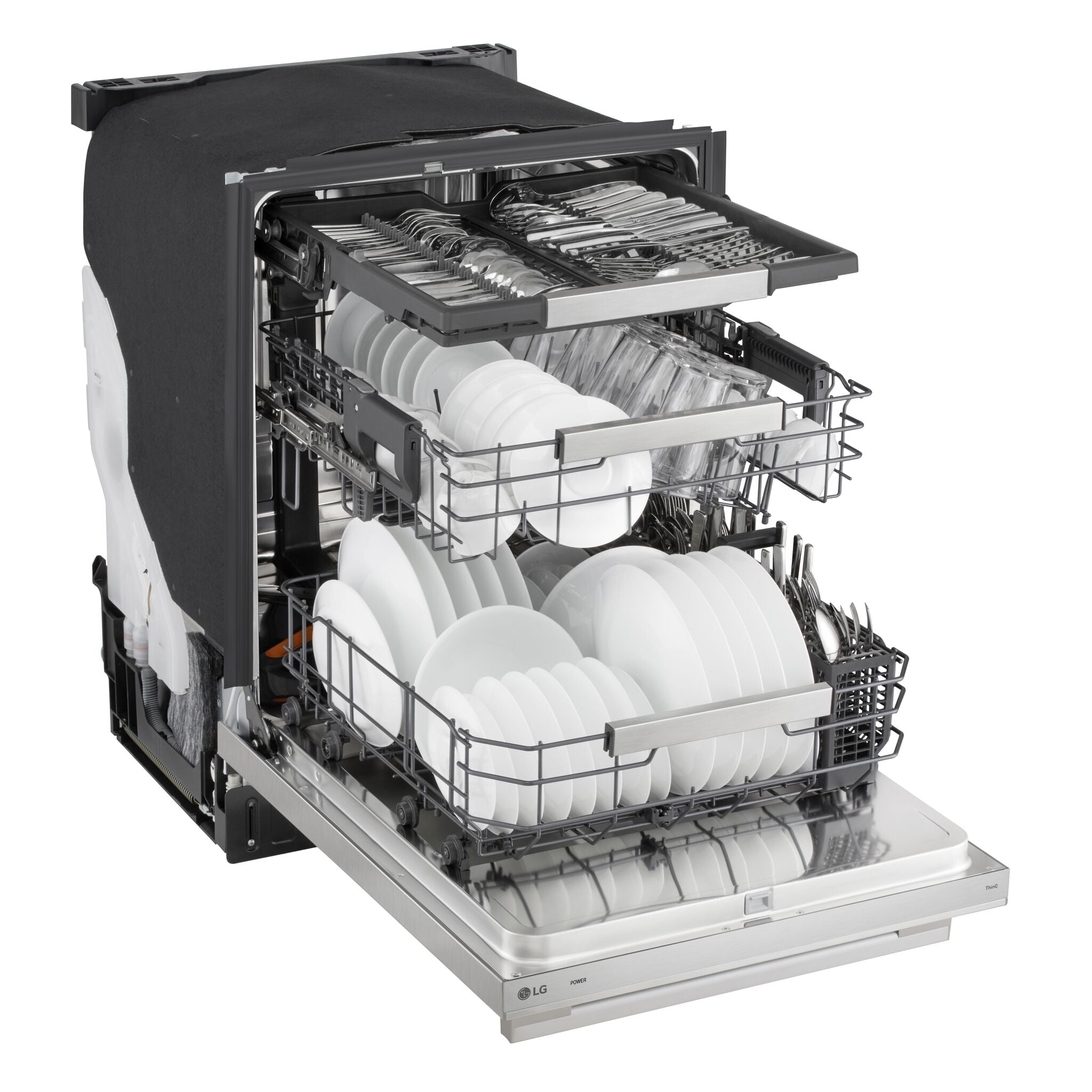 LG Stainless Steel 24" Top Control Dishwasher with TrueSteam® - LDNTH753S