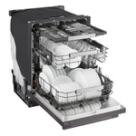 LG Black Stainless Steel 24" Top Control Dishwasher with TrueSteam® - LDNTH753D