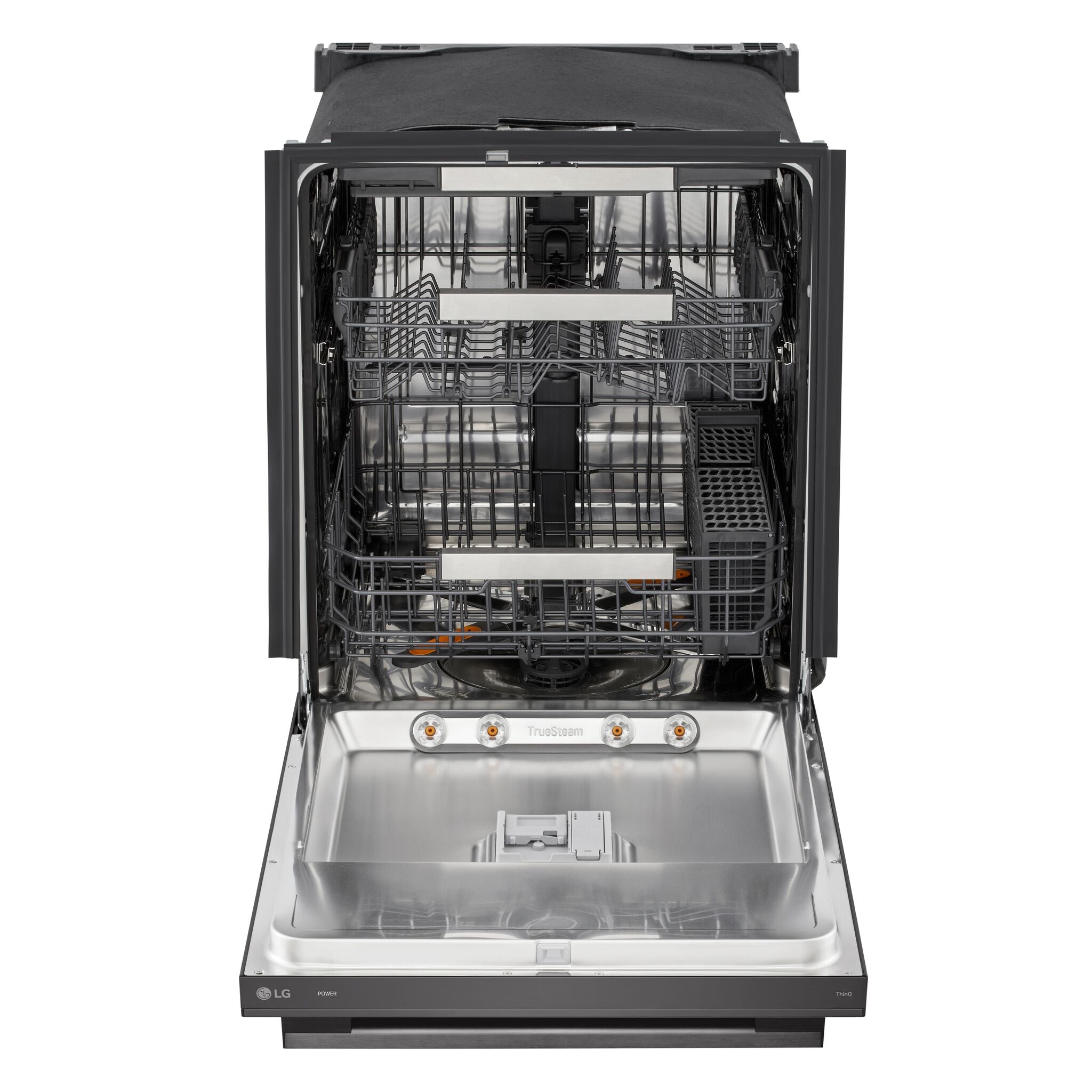 LG Black Stainless Steel 24" Top Control Dishwasher with TrueSteam® - LDNTH753D