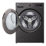 LG Black Steel All-in-One Ventless Washer/Dryer Combo with Inverter HeatPump™ Technology and Direct Drive Motor (5.8 cu. ft. - WM6998HBA