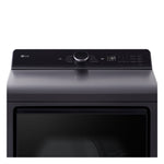 LG Matte Black Electric Dryer with EasyLoad™ Door (7.3 cu.ft) - DLE8400BE