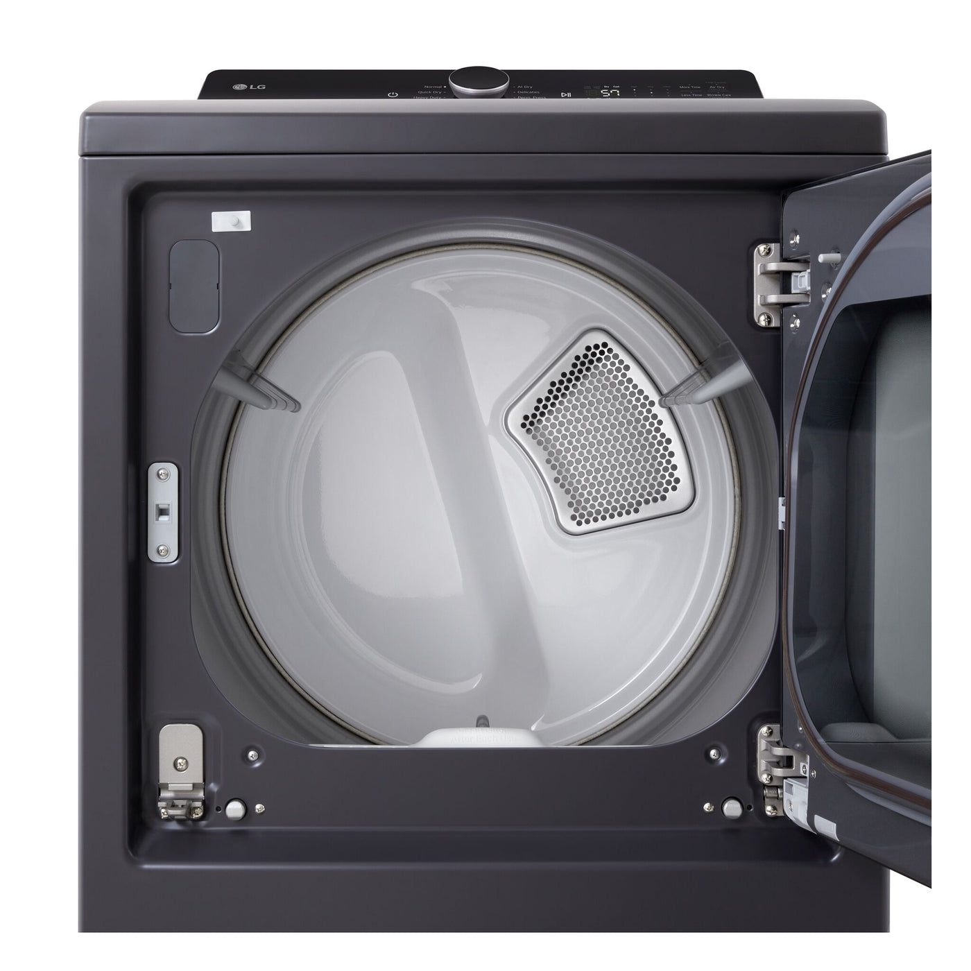 LG Matte Black Electric Dryer with EasyLoad™ Door (7.3 cu.ft) - DLE8400BE