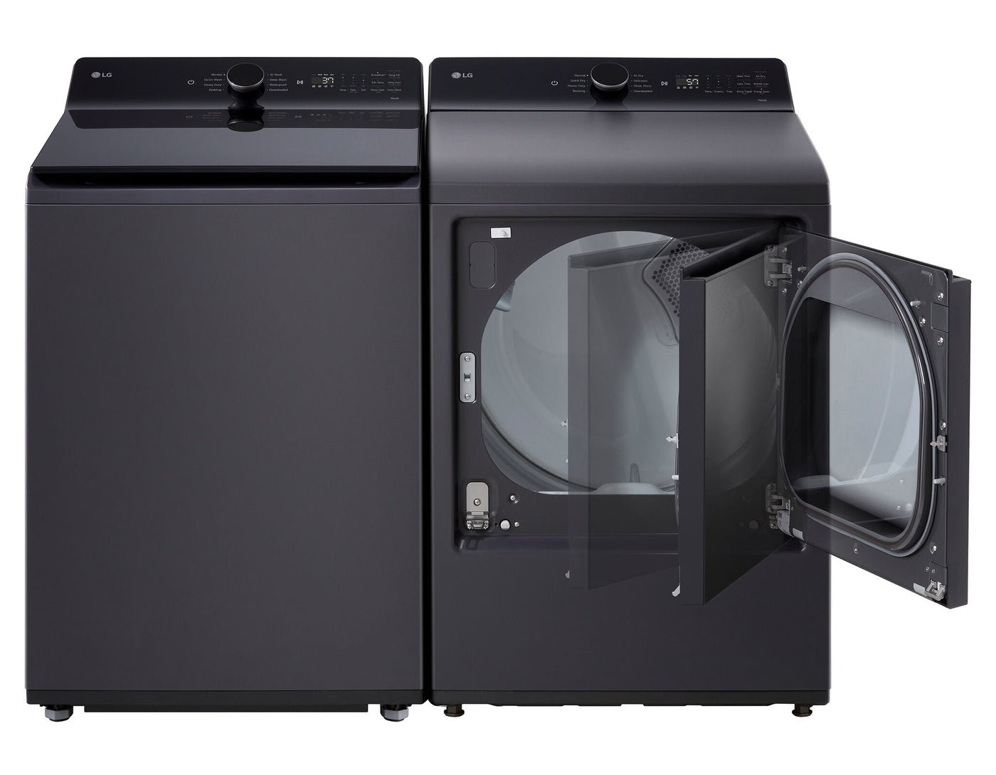 LG Matte Black Top Load Washer with 4-Way™ Agitator (6.1 cu. ft.) - WT8405CB