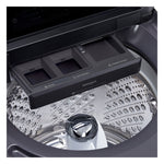 LG Matte Black Top Load Washer with 4-Way™ Agitator (6.1 cu. ft.) - WT8405CB