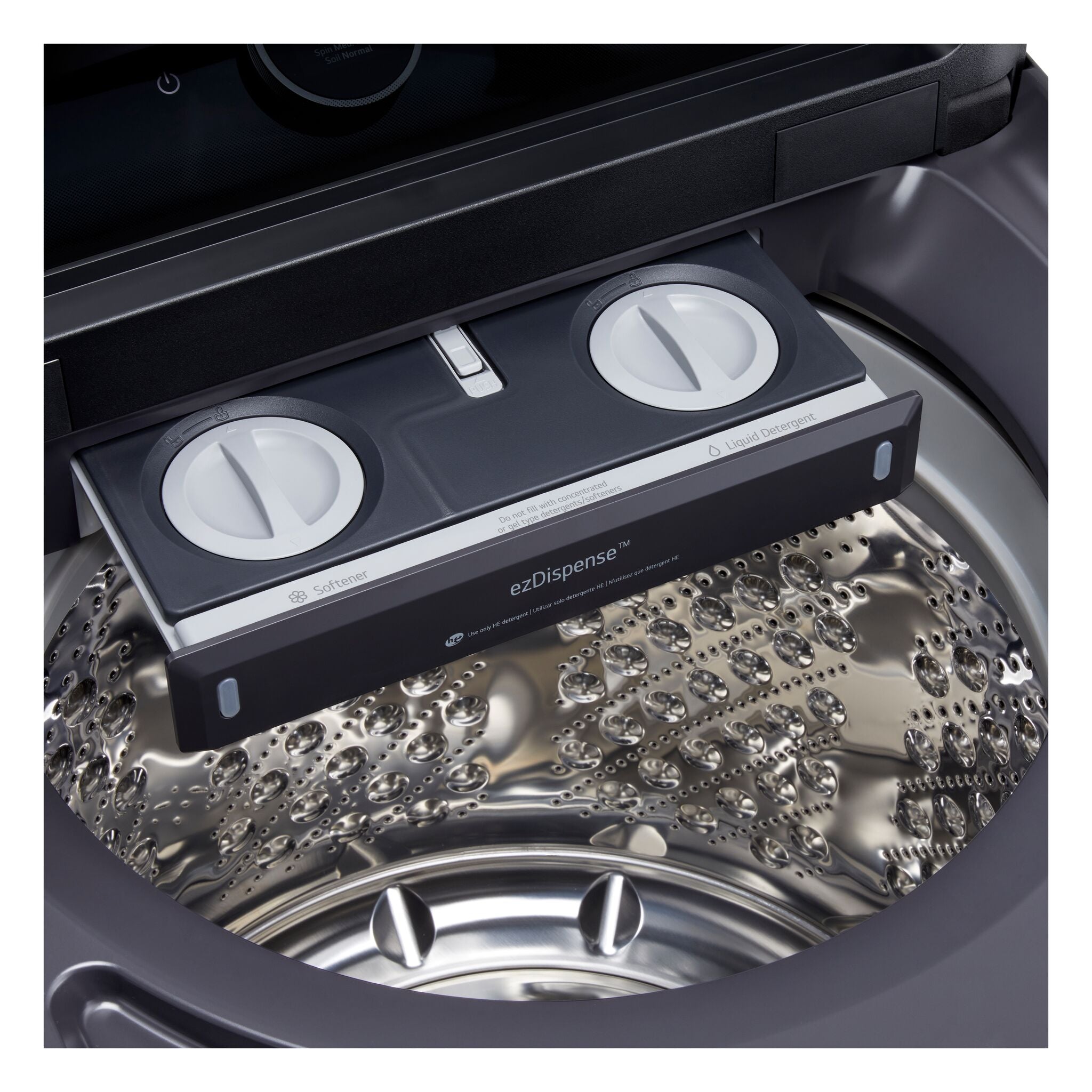 LG Matte Black Top Load Impeller Washer with EasyUnload™ (6.3 Cu