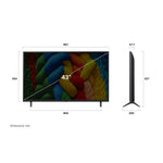 LG 43" 4K NanoCell Smart LED TV - 43NANO80AUA