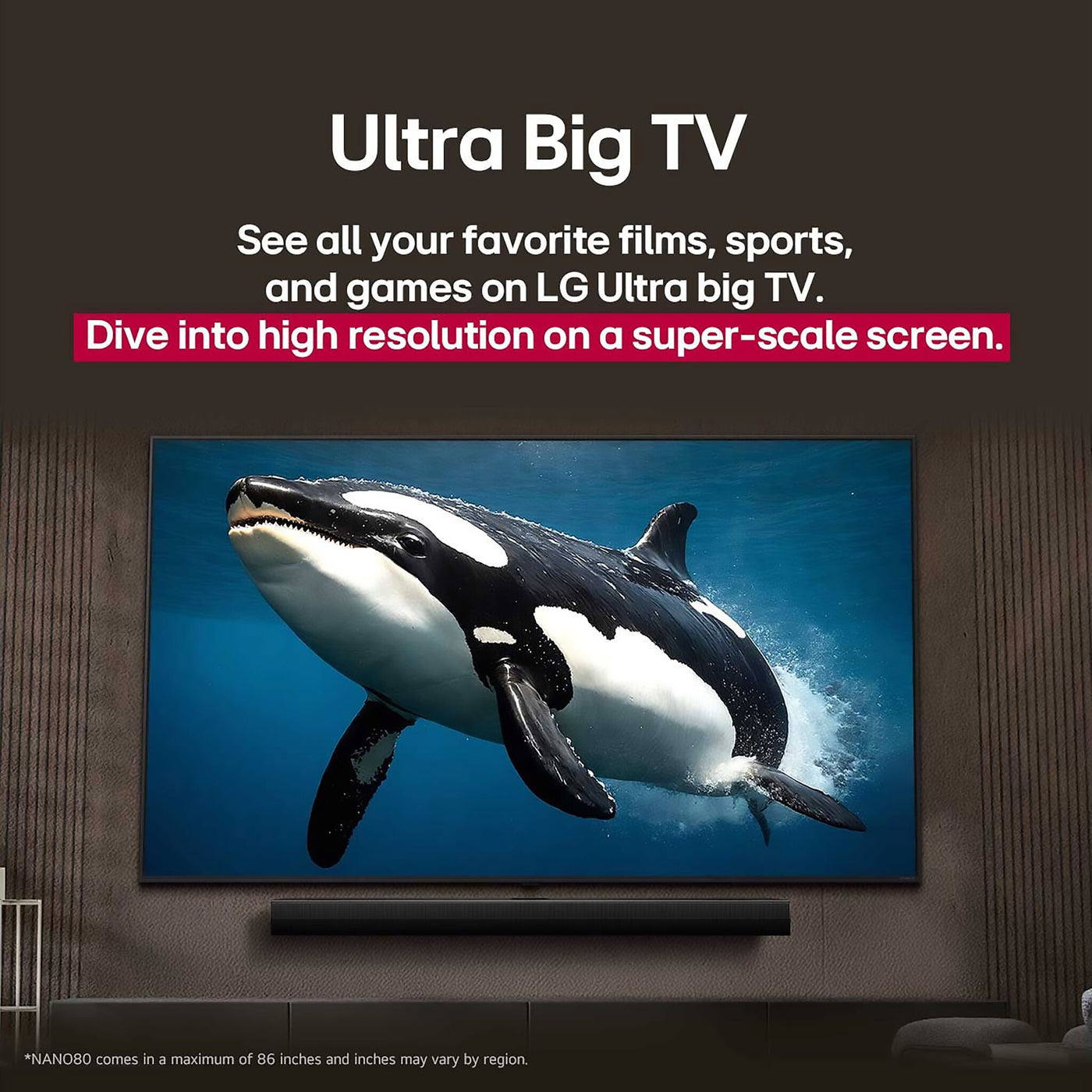 LG 86" 4K NanoCell Smart LED TV - 86NANO80AUA--