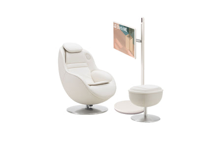 LG Massage Recliner and StanbyME Rollable Smart TV
