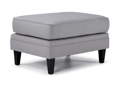 Lancaster Ottoman - Silver
