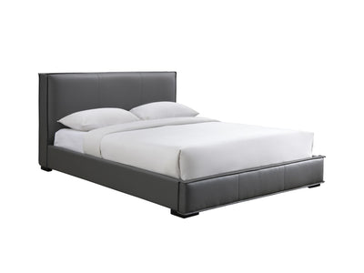 Lansing 3-Piece Queen Upholstered Platform Bed - Grey