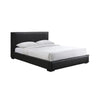 Lansing 3-Piece King Upholstered Platform Bed - Black