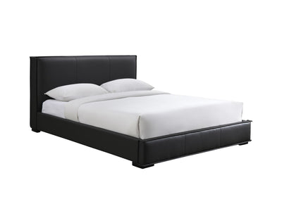 Lansing 3-Piece King Upholstered Platform Bed - Black