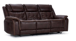 Laredo Power Reclining Sofa and Chair Set - Walnut