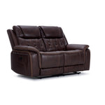 Laredo Power Reclining Sofa, Loveseat and Chair Set - Walnut
