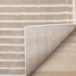 Sculpted Dunes 5'3" x 7'7" Modern Geometric Arches Pattern Area Rug - Cream, Beige