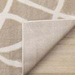 Soft Currents 6'7" x 9'6" Organic Line Design Area Rug - Beige, Cream