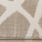 Soft Currents 5'3" x 7'7" Organic Line Design Area Rug - Beige, Cream