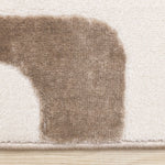 Vintage Vibes 7'10" x 10'6" Mid-Century Modern Area Rug - Brown, Cream