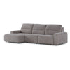 Levine Power Slide Out Sofa Bed with Left Facing Chaise – Taupe