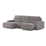 Levine Power Sliding Sofa Bed - Taupe