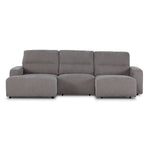 Levine Power Sliding Sofa Bed - Taupe