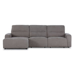 Levine Power Sliding Sofa Bed - Taupe