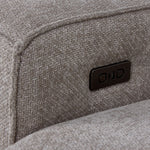 Levine Power Slide Out Sofa Bed with Right Facing Chaise - Taupe
